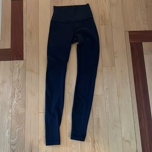 Lululemon Wunder Under High Rise Deep Navy